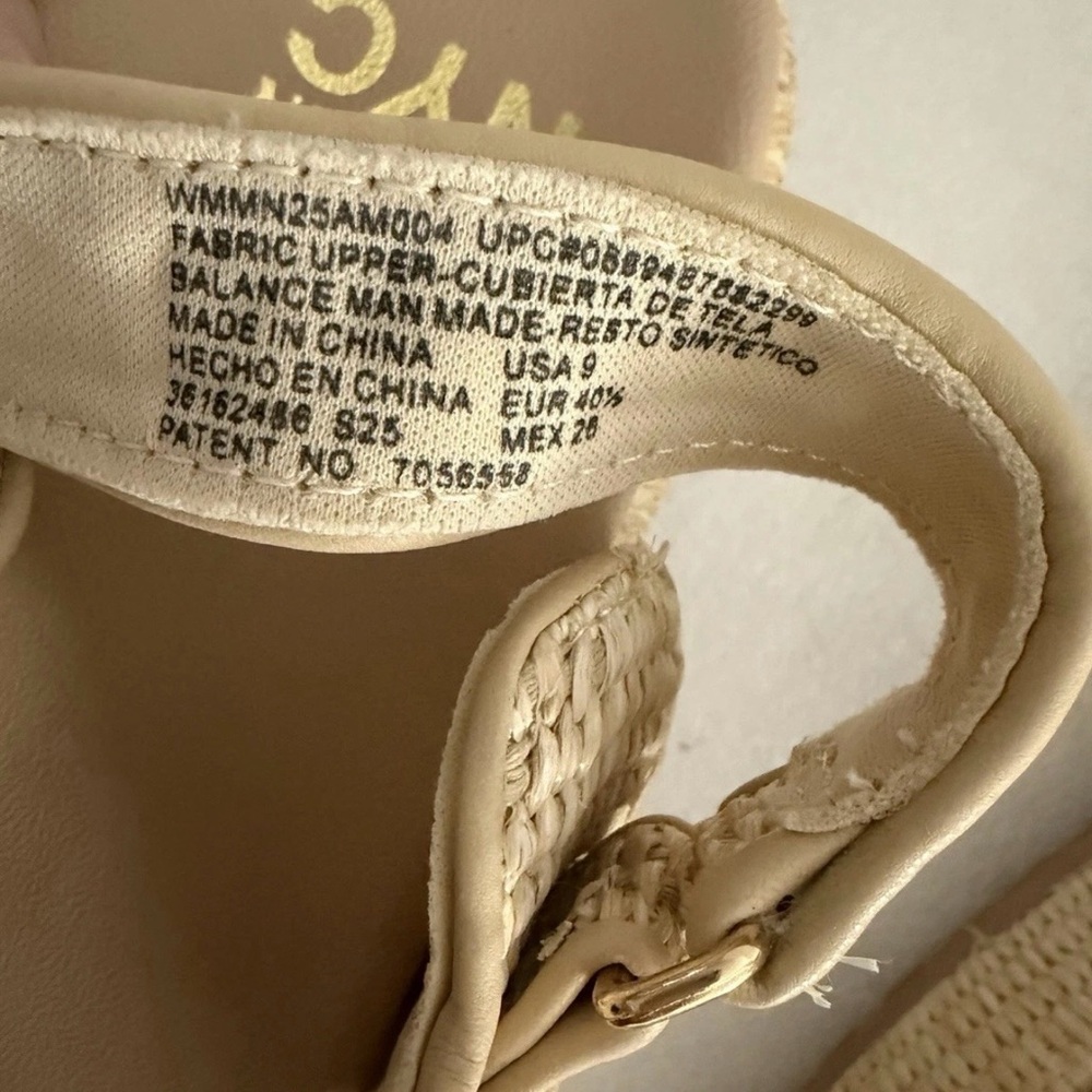 Madden NYC Beige Braided Espadrille Platform Sandal - Picture 8 of 11